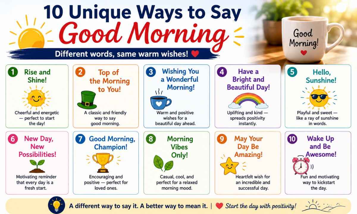 Good Morning vs Goodmorning 10 unique