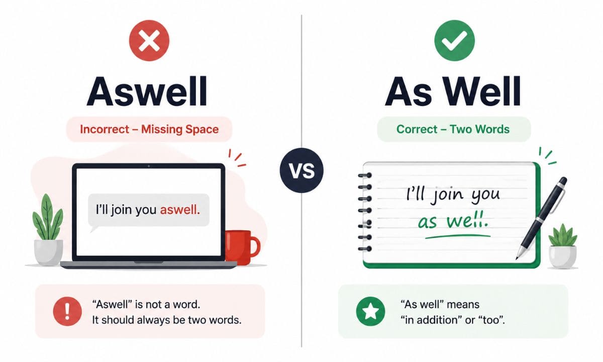 Aswell vs As well (6)