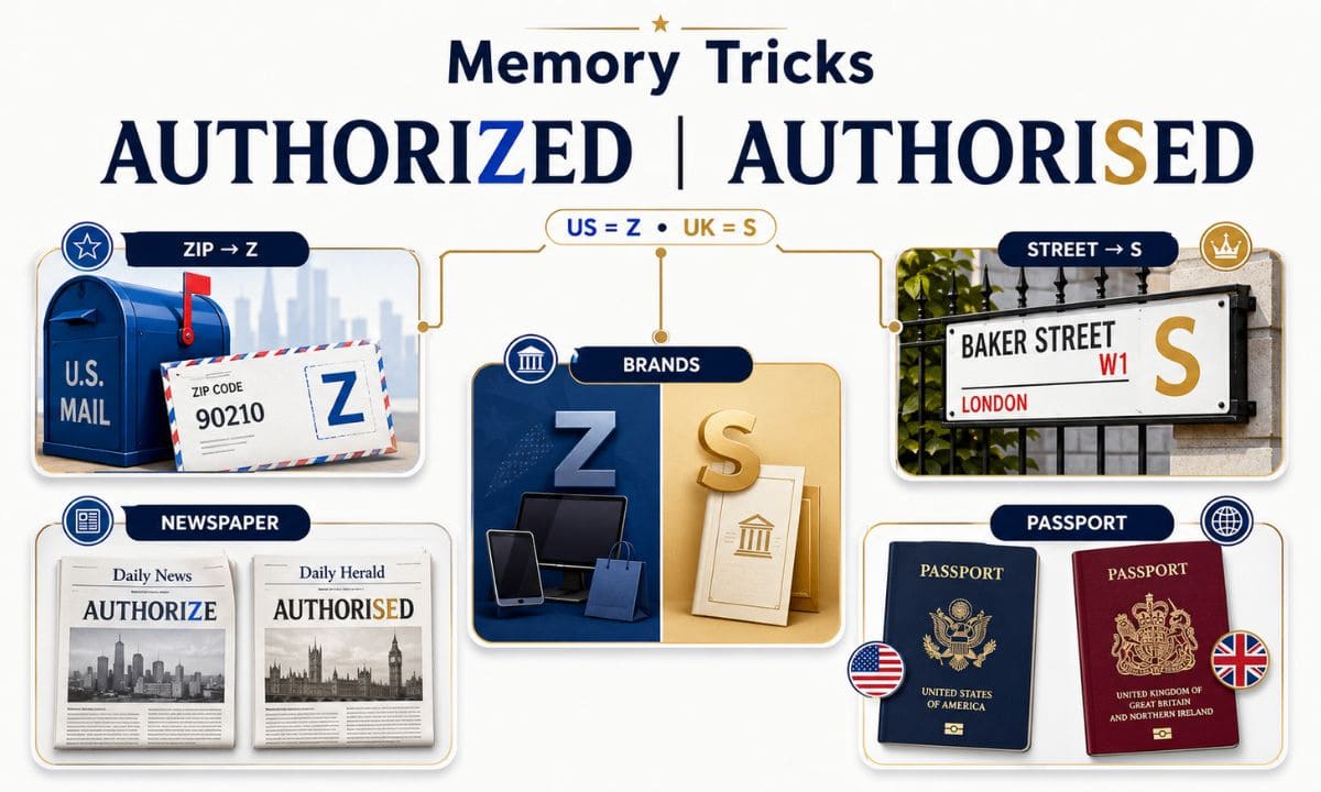 Authorized vs Authorised Memory Trick