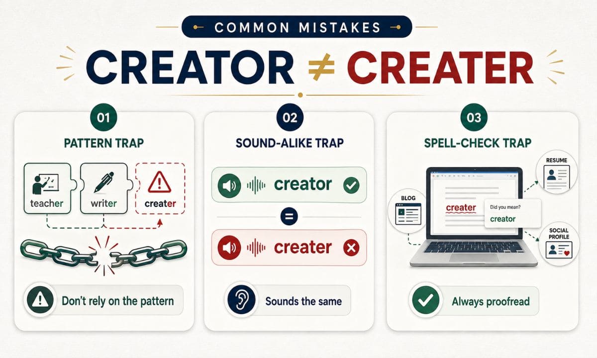 Creater vs Creator