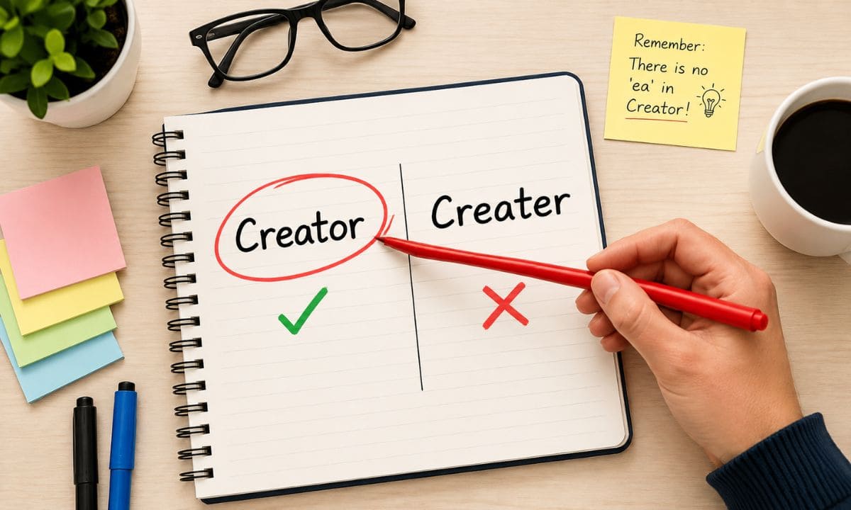 Creater vs Creator 