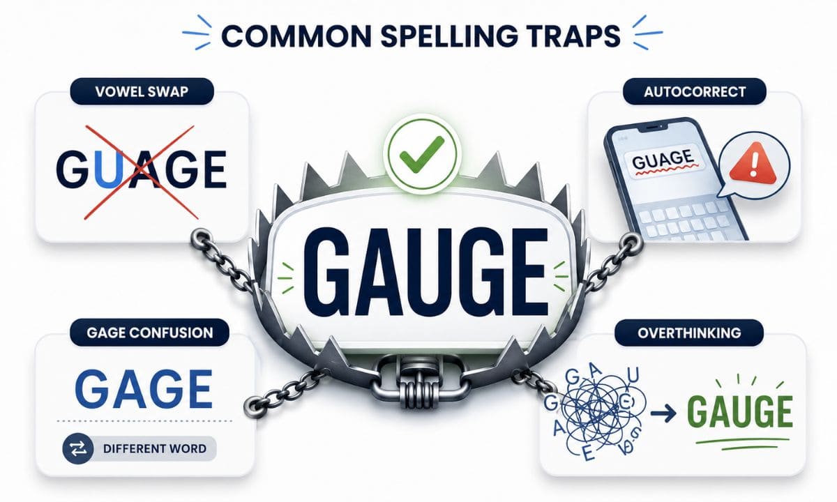 Gauge Vs Guage mistake