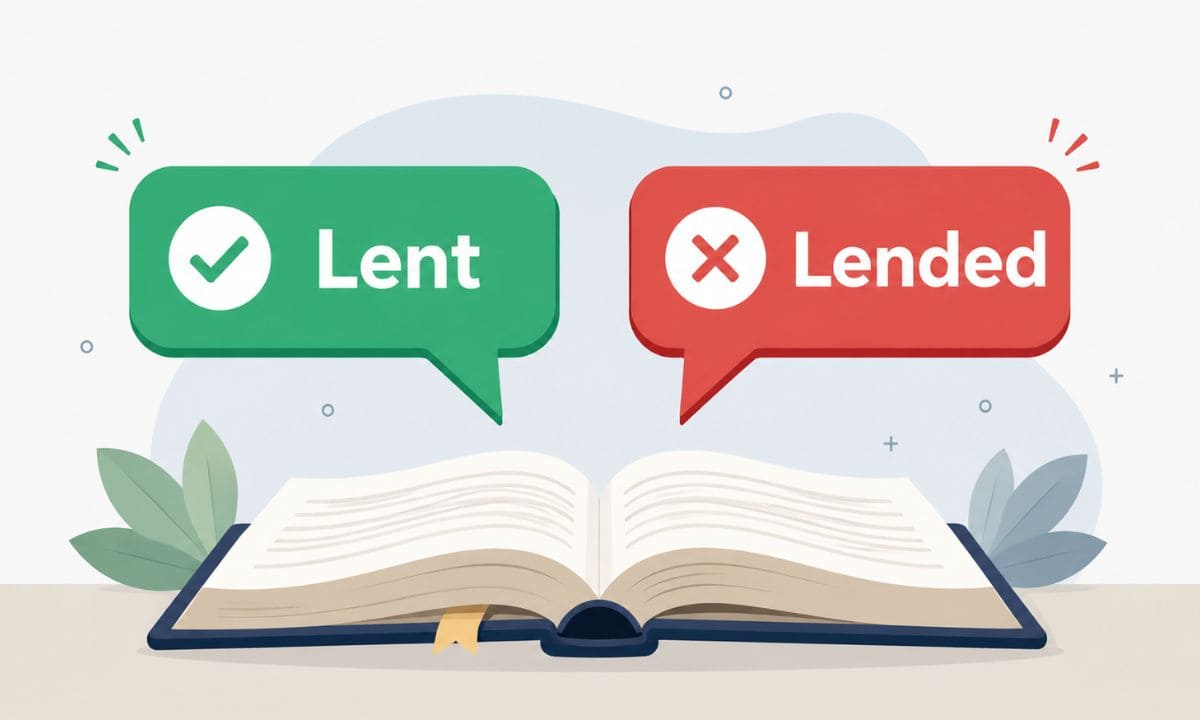 Lent vs Lended quick answer