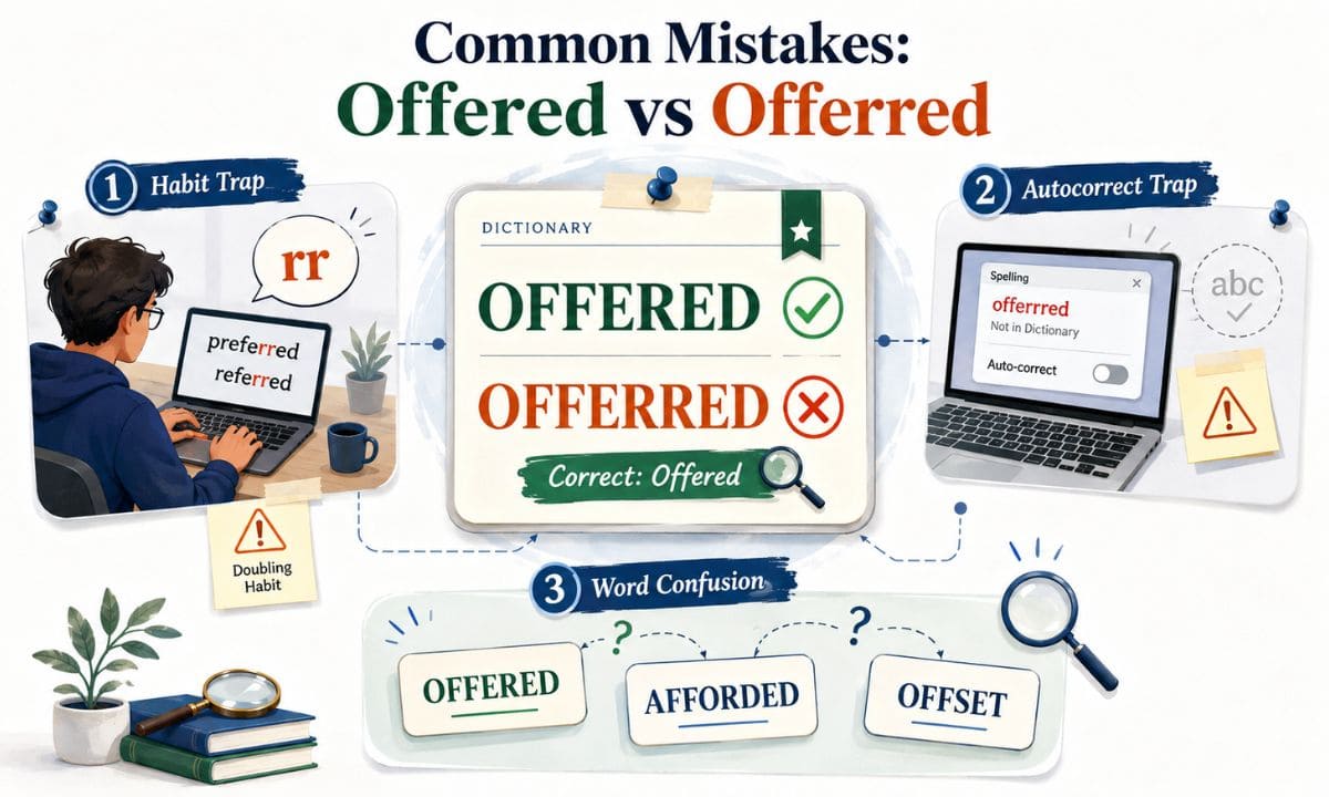 Offered vs Offerred mistake