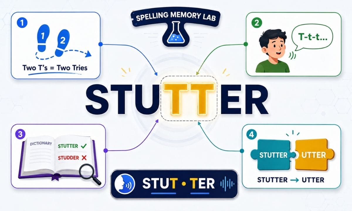 Stutter vs Studder memory trick