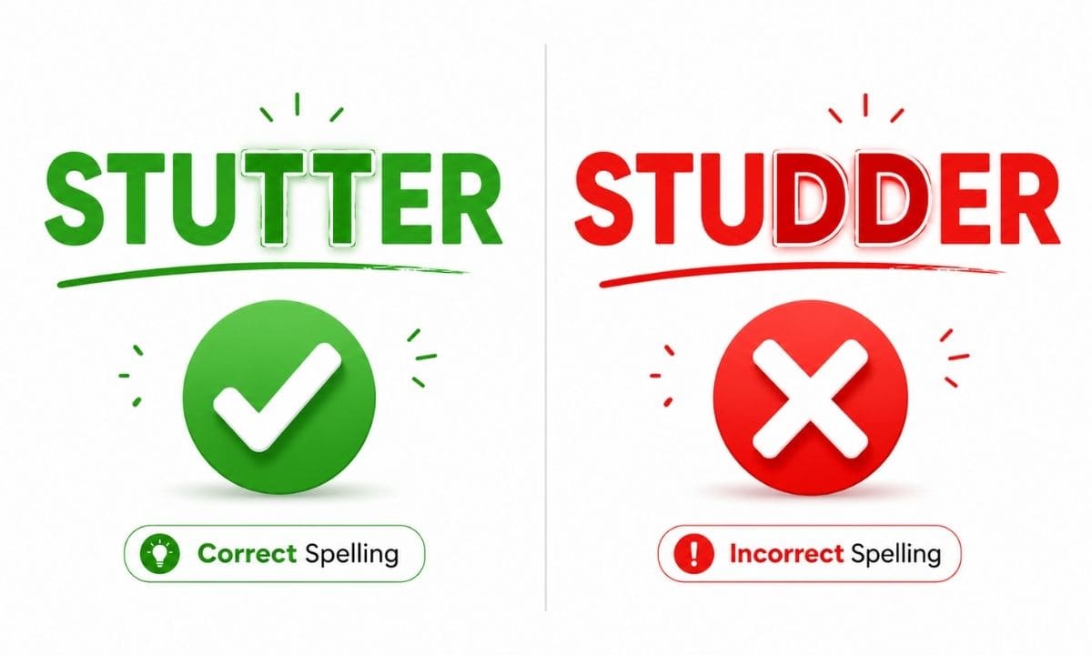 Stutter vs Studder quick answer