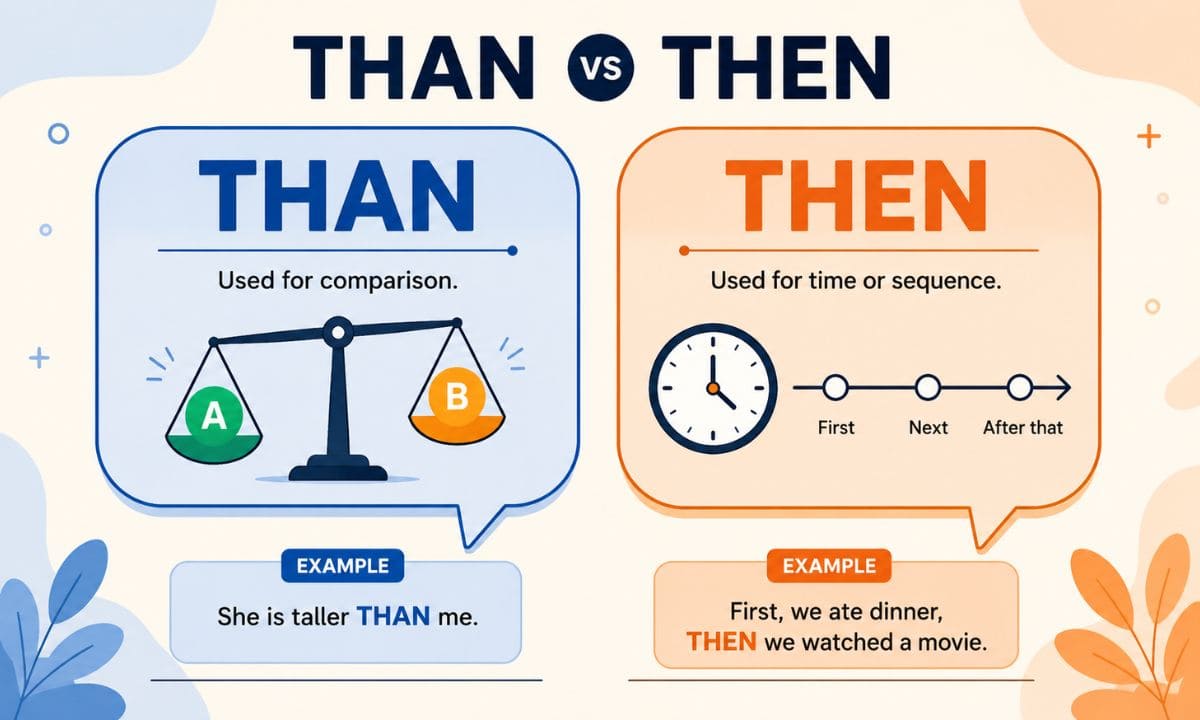Than vs Then comperison