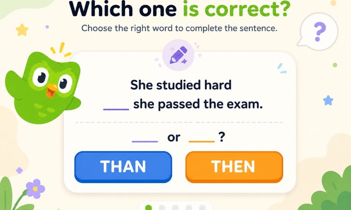 Than vs Then quick