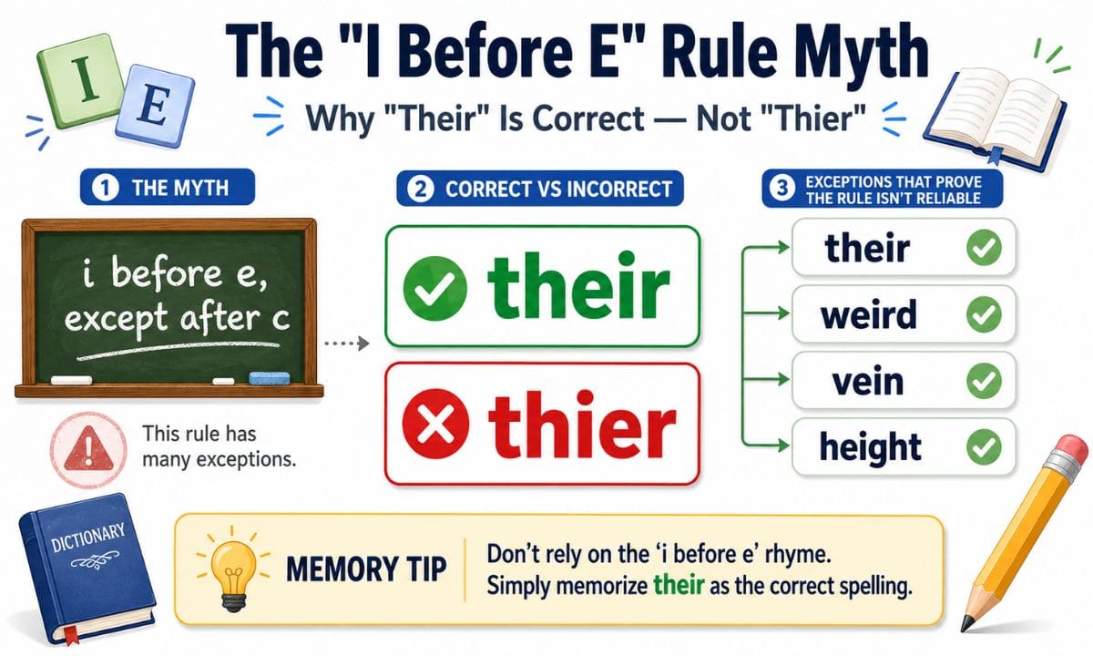 Their vs Thier rule
