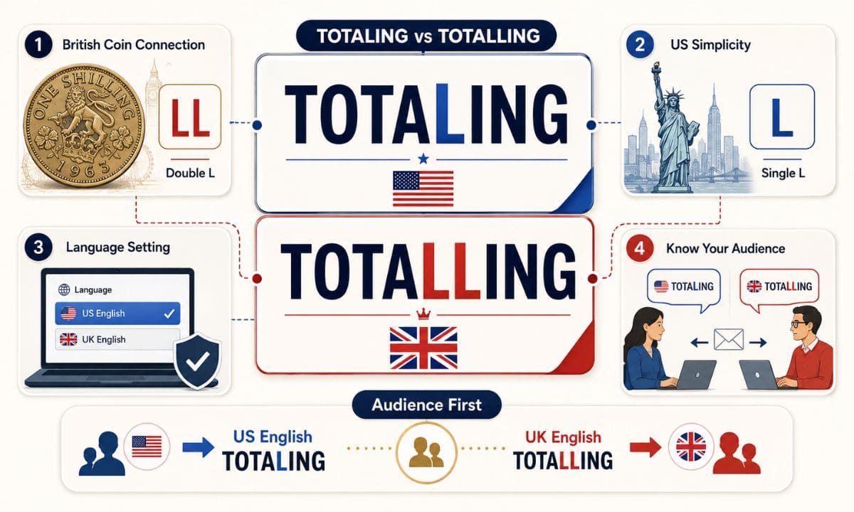 Totaling vs Totalling1