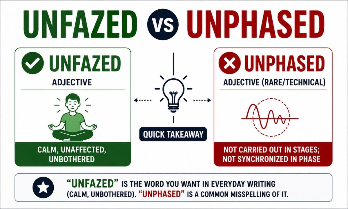 Unfazed vs Unphased rule