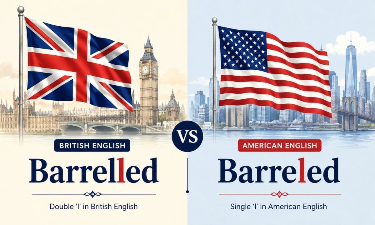 Barrel vs Barrell country difference