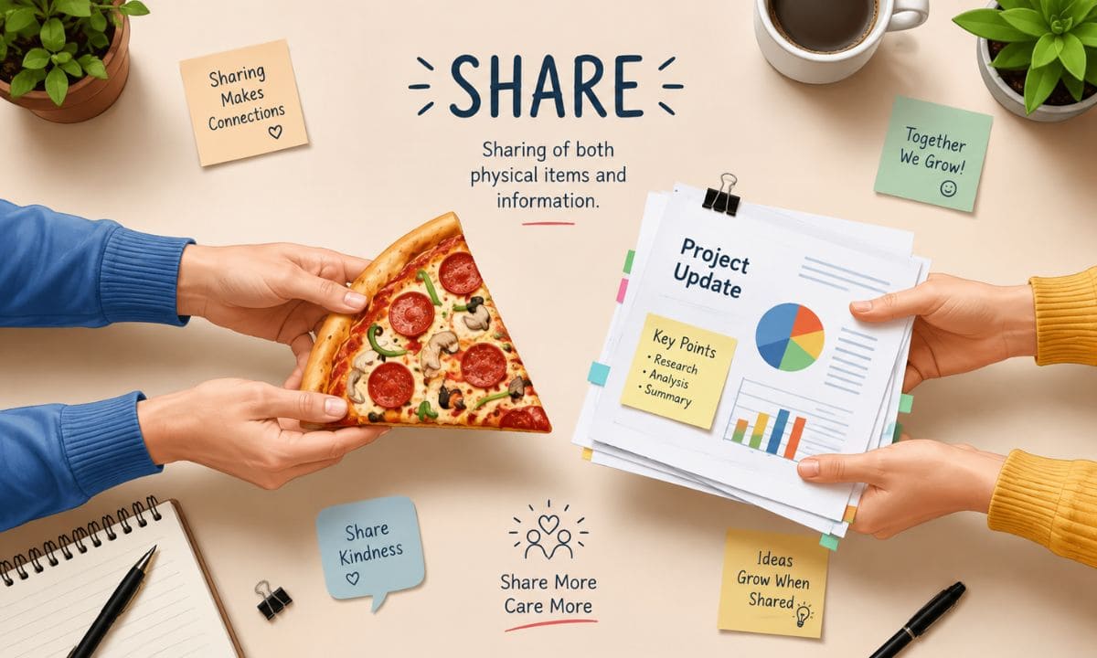 sharing concept
