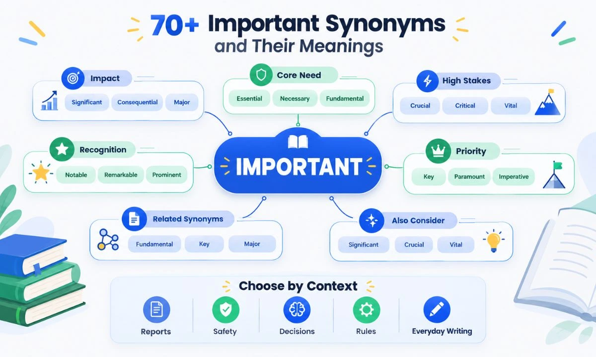 70 Important Synonyms