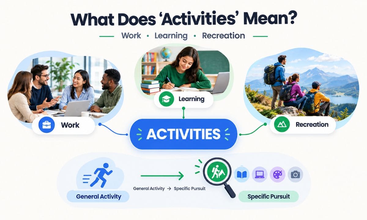Activities Meaning