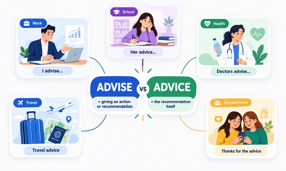 Advise or Advice Examples