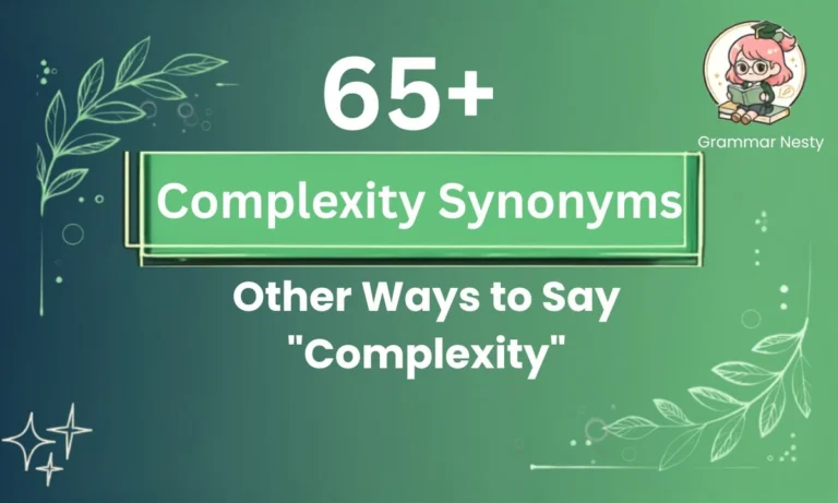 Complexity Synonyms
