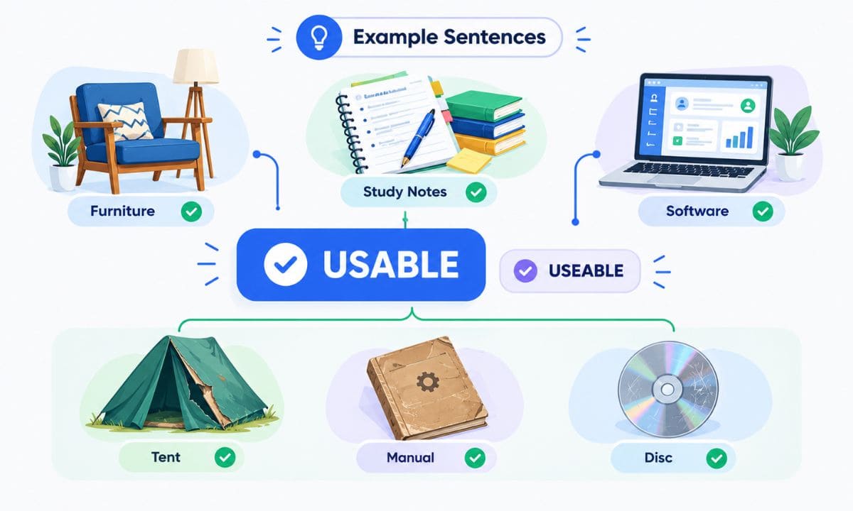 Examples About Useable or Usable