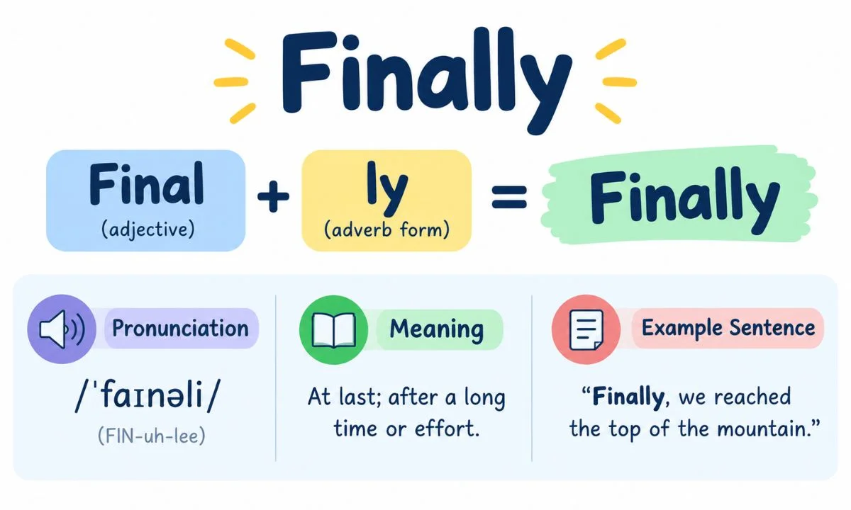 Finally Meaning
