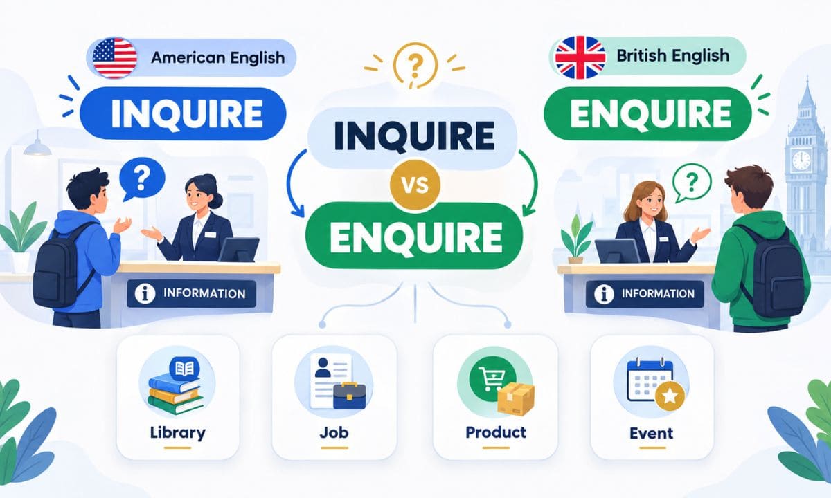 Inquire vs Enquire in Real-Life Situations