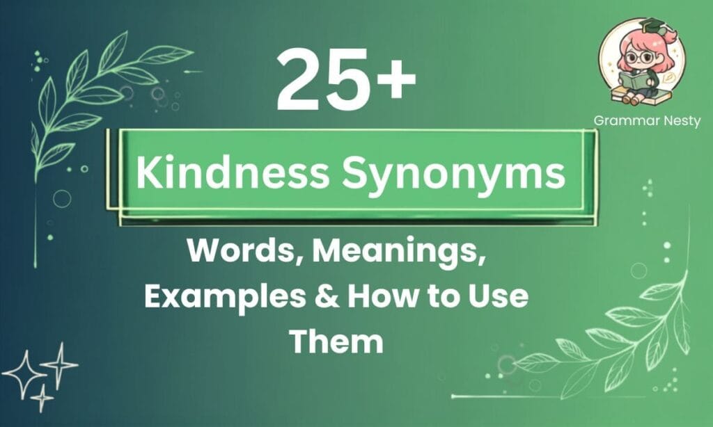 Kindness Synonyms