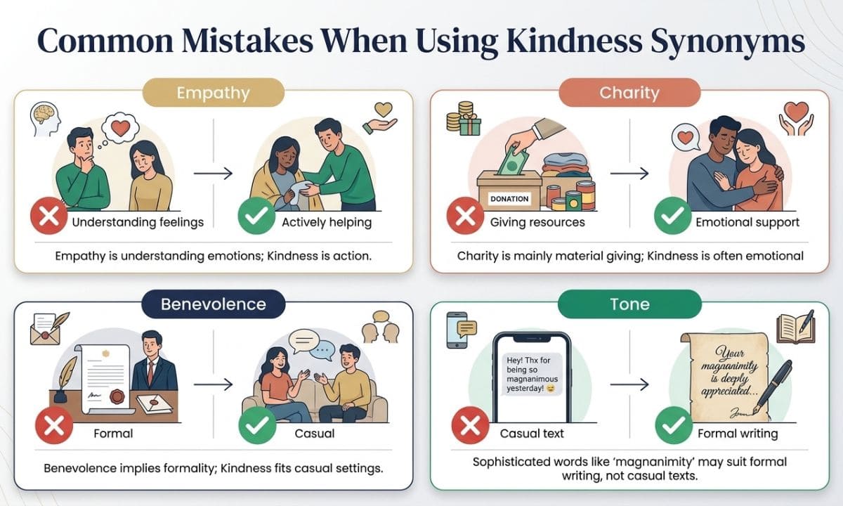 Kindness synonyms common mistake (1)