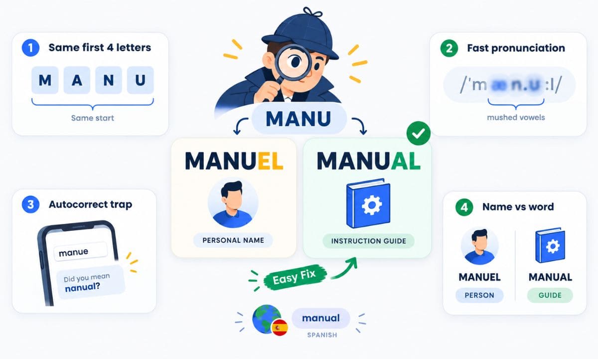 Manuel or manual WHICH SPELLING IS CORRECT