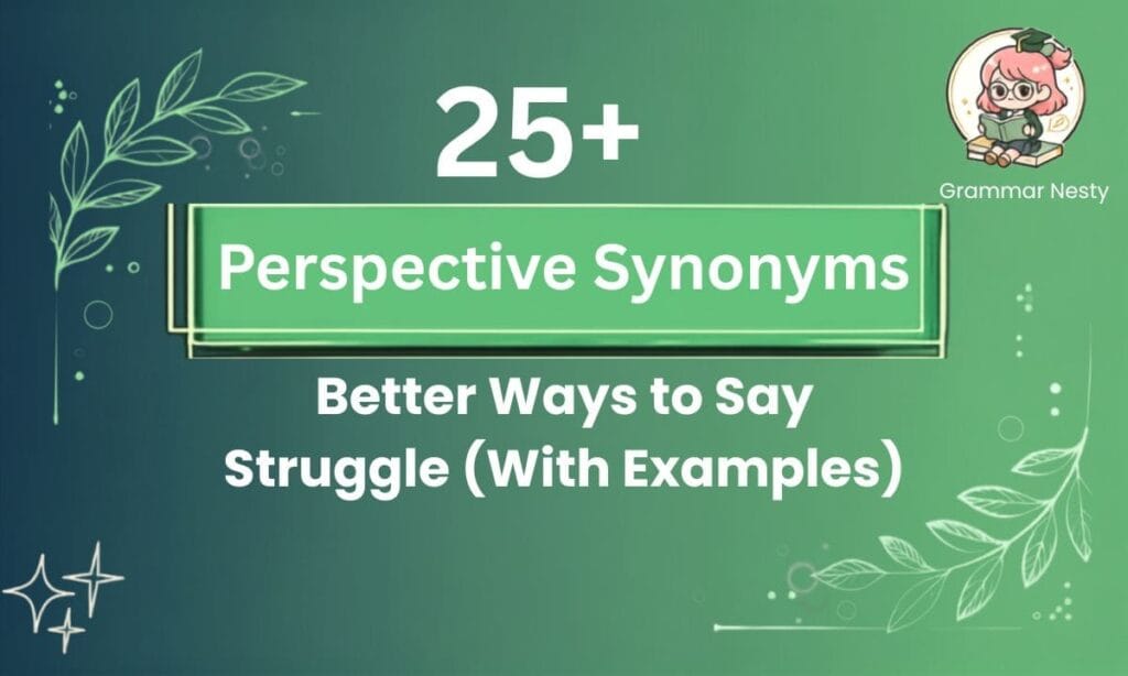 Perspective Synonyms
