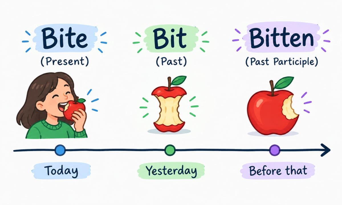 Quick Answer: Is the Past Tense of Bite "Bit" or "Bited"?