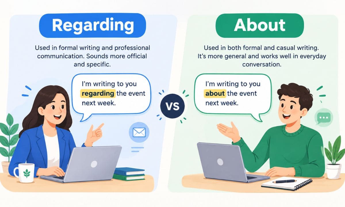 Synonyms for Regarding