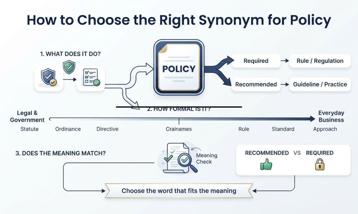 choose right synonyms