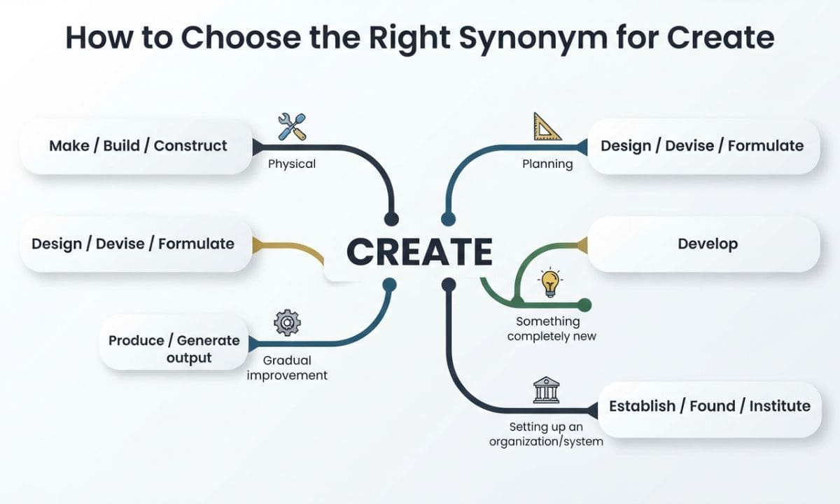 how to choose create synonyms